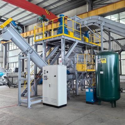 কেনা 1.5t/H - 2t/H লিথিয়াম আইওন ব্যাটারি রিসাইক্লিং মেশিন স্বয়ংক্রিয় Shredder সিস্টেম online manufacture