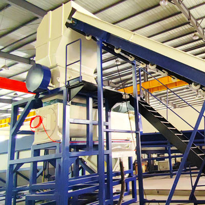 500kg/H-1200kg/H এইচডিপিই ওয়াশিং লাইন প্লাস্টিকের বোতল Crusher মেশিন জন্য পিপি PE ফিল্ম