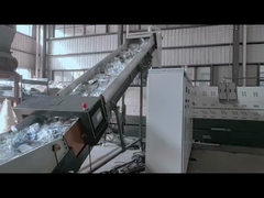 ডাবল স্টেজ একক স্ক্রু এক্সট্রুডার স্বয়ংক্রিয় পিই ফিল্ম ওয়াশিং সিস্টেম বৈদ্যুতিক গরম